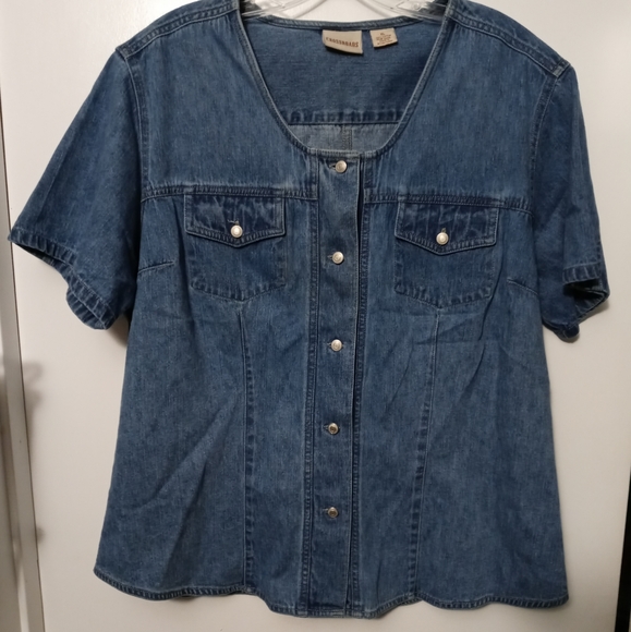 🌅🐎 CROSSROADS WOMEN JEAN TOP. - Picture 6 of 8